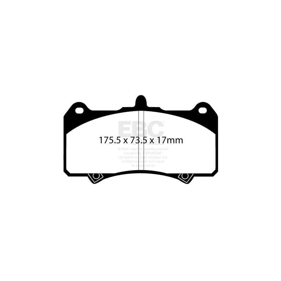 EBC DP5074NDX Bluestuff NDX Trackday and Race Brake Pads 2 | ML Performance UK Car Parts