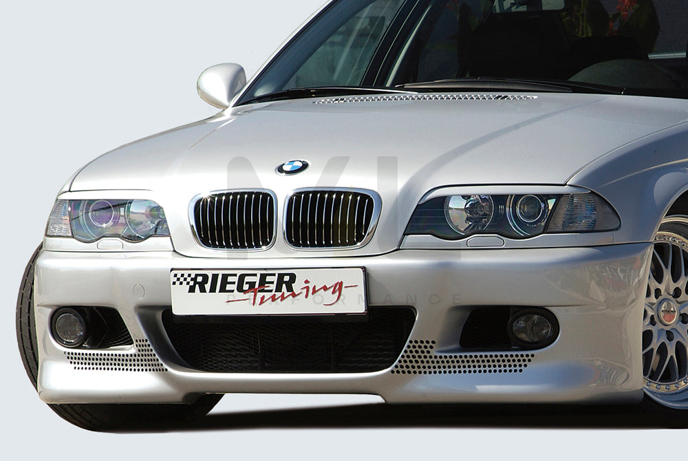 Rieger 00050404 BMW 3 Series E46 Front Bumper 1 | ML Performance UK Car Parts
