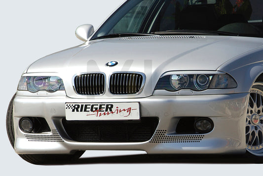 Rieger 00050404 BMW 3 Series E46 Front Bumper 1 | ML Performance UK Car Parts