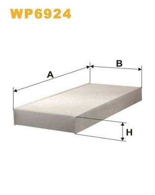 WIX Filters WP6924 Pollen Filter For Renault Twingo