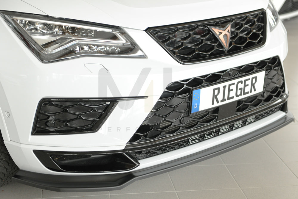 Rieger 00027044 SEAT 5FP Ateca Cupra Front Splitter 9 | ML Performance UK Car Parts