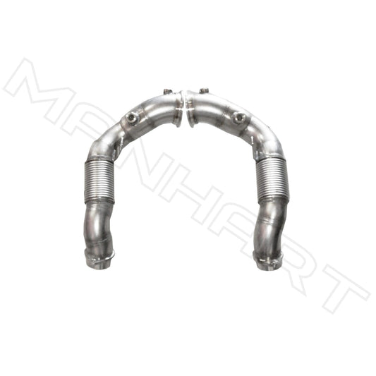 MANHART MH5F8511100 DOWNPIPES SPORT FOR BMW F85 / F86 X5M / X6M WITH 300 CELLS HJS CATALYTIC CONVERTERS