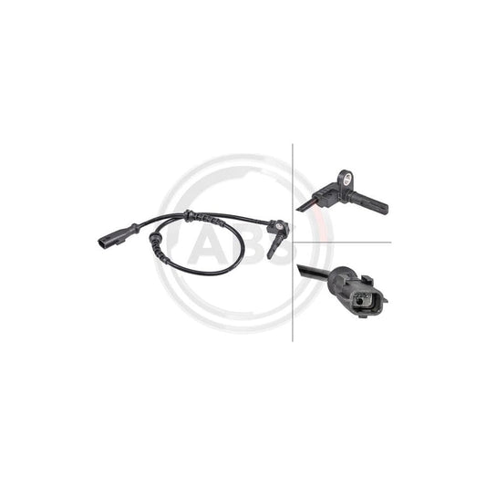 A.B.S. 31849 ABS Sensor for RENAULT Twingo III Hatchback (BCM) | ML Performance UK Car Parts