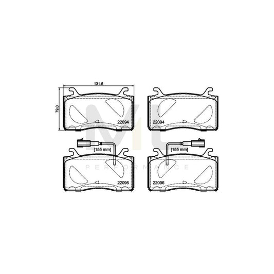 Brembo P 23 187 Brake Pad Set | ML Performance Car Parts