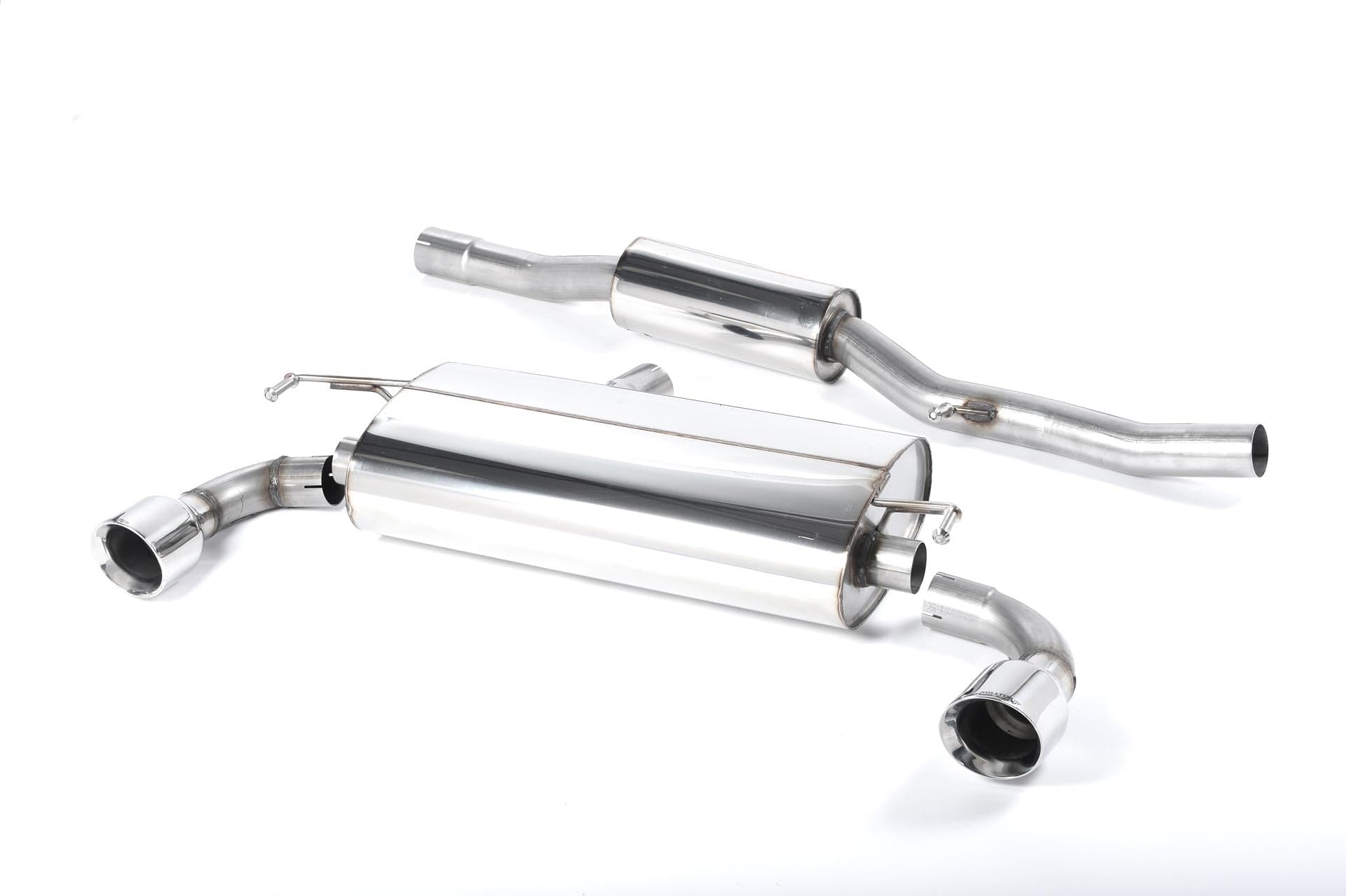 MillTek SSXVW137 Volkswagen Golf Resonated Cat-Back Exhaust
