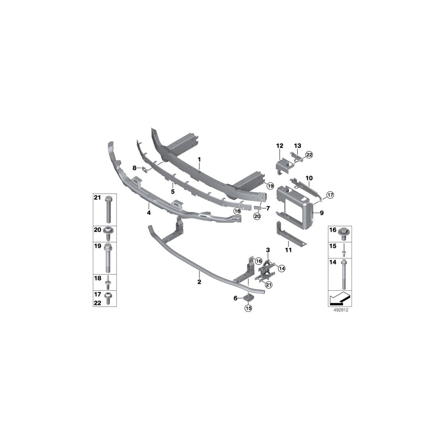 Genuine BMW 51118073096 G29 Impact Absorber, Top M - US (Inc. Z4 30i & Z4 M40i) | ML Performance UK