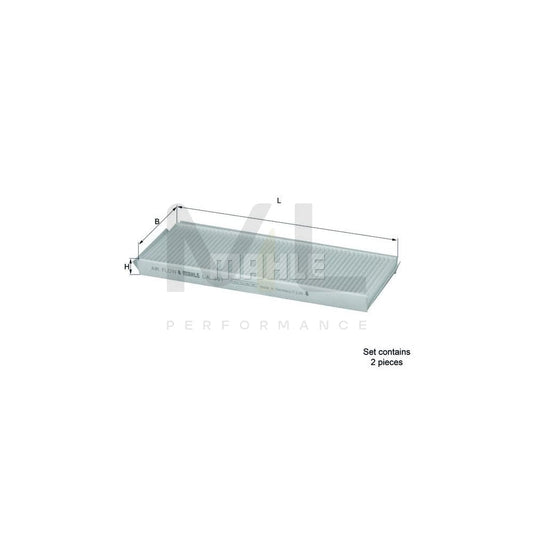 MAHLE ORIGINAL LA 391/S Pollen filter Particulate Filter | ML Performance Car Parts