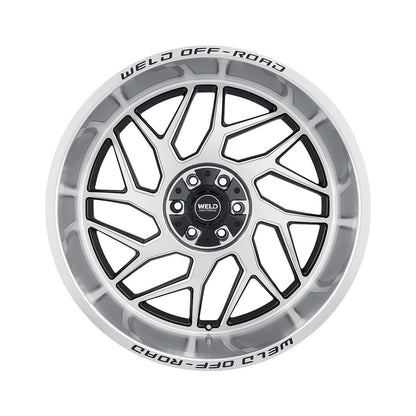 Weld W11822098475-P2 Fulcrum W118 Wheel 22x12 6x139.7 ET-44 BS4.75 Gloss Black MACH