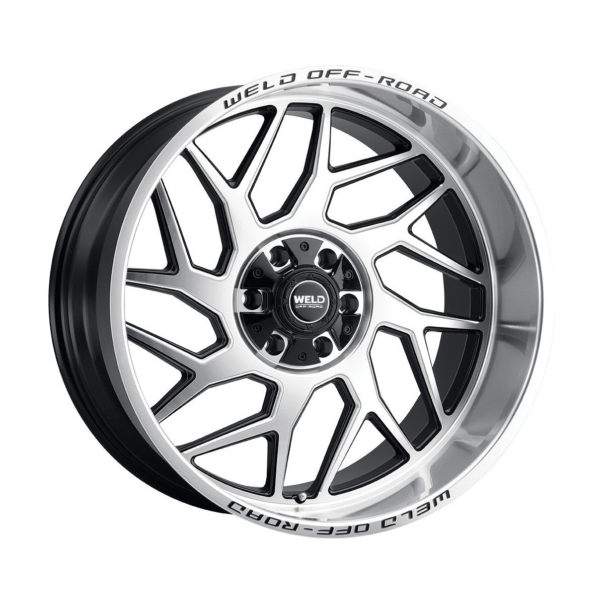 Weld W11822098475-P2 Fulcrum W118 Wheel 22x12 6x139.7 ET-44 BS4.75 Gloss Black MACH