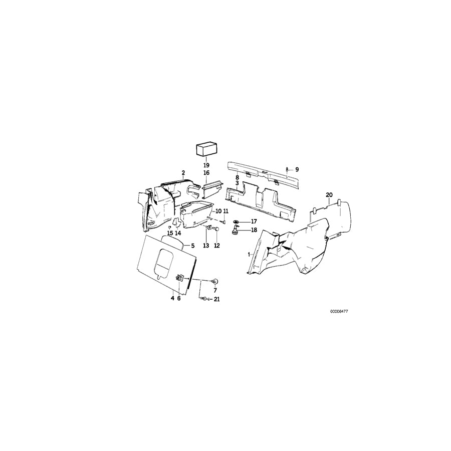 Genuine BMW 51471945266 E93 E32 Push-Button (Inc. 735iL, 325e & 730i) | ML Performance UK Car Parts