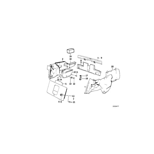 Genuine BMW 51471945266 E93 E32 Push-Button (Inc. 735iL, 325e & 730i) | ML Performance UK Car Parts