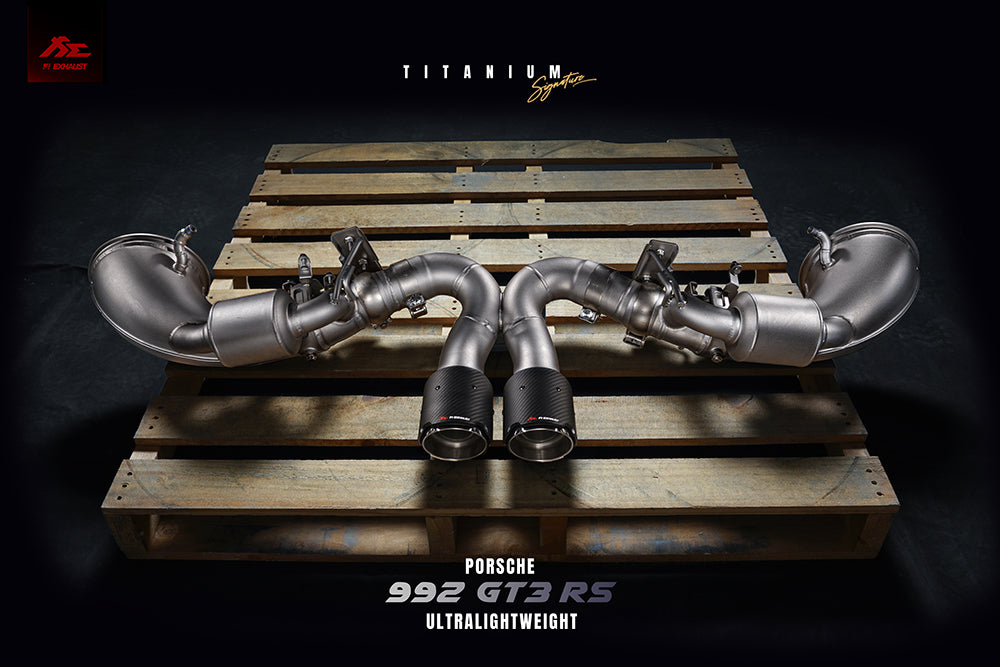 FI Exhaust Porsche 992 GT3  Titanium Signature Series  2021+ | ML Performance UK Car Parts
