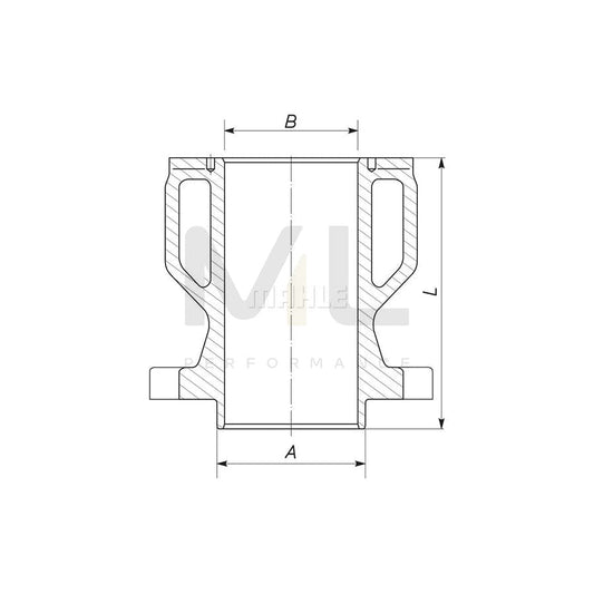 MAHLE ORIGINAL 004 WN 05 00 Cylinder Sleeve 90,0mm | ML Performance Car Parts