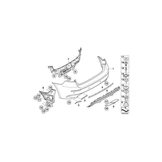 Genuine BMW 51127210541 E71 Decor Trim, Left M (Inc. X6 M) | ML Performance UK