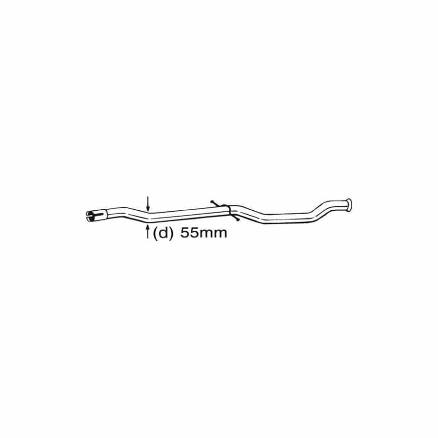 Bosal 889-545 Repair Pipe, Catalytic Converter For Citroën C5