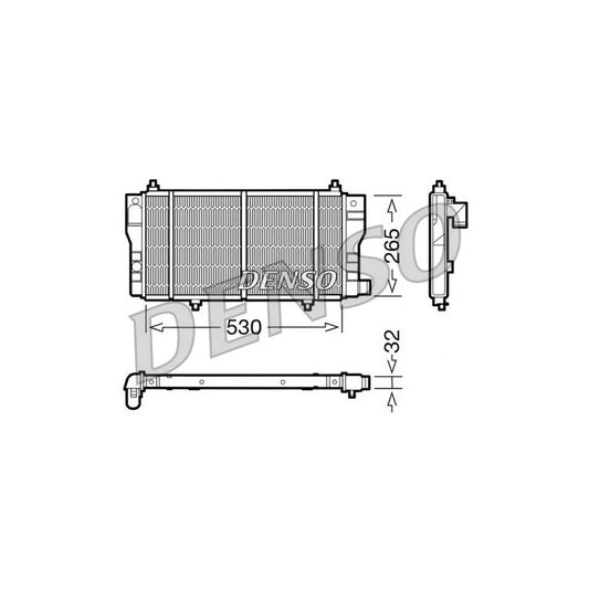 Denso DRM07002 Drm07002 Engine Radiator For CitroÃ«n C15 | ML Performance UK