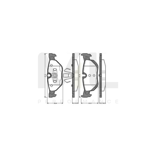 Bosch 0986Tb2899 Brake Pad Set Excl. Wear Warning Contact, With Accessories  | ML Performance Car Parts