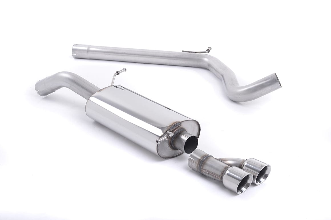 MillTek SSXVW155 Audi VW Non-Resonated Cat-Back Exhaust with Polished Tips (Inc. A1 & Polo)