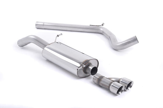 MillTek SSXVW155 Audi VW Non-Resonated Cat-Back Exhaust with Polished Tips (Inc. A1 & Polo)