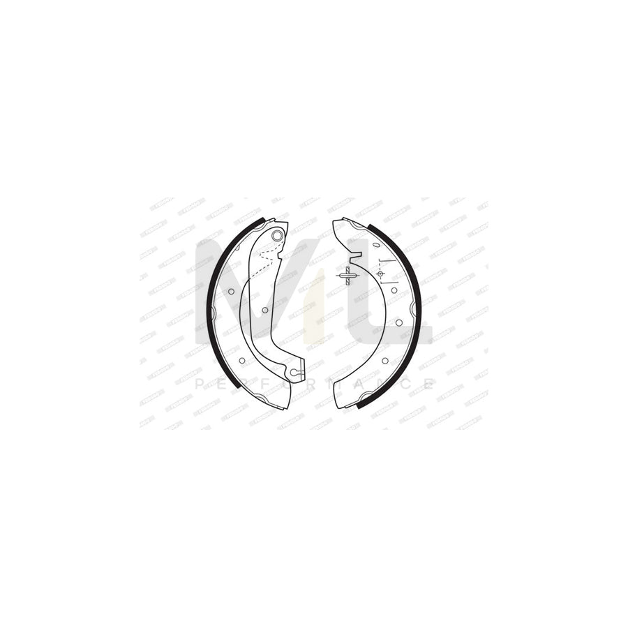 FERODO PREMIER FSB270 Brake Shoe Set | ML Performance Car Parts