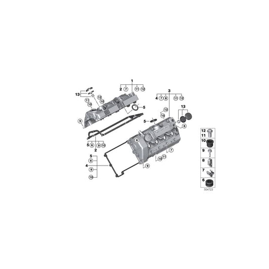 Genuine BMW 11617535151 E64 E65 Sound Protection Cap (Inc. X5 4.8i, 740Li & 650i) | ML Performance UK Car Parts