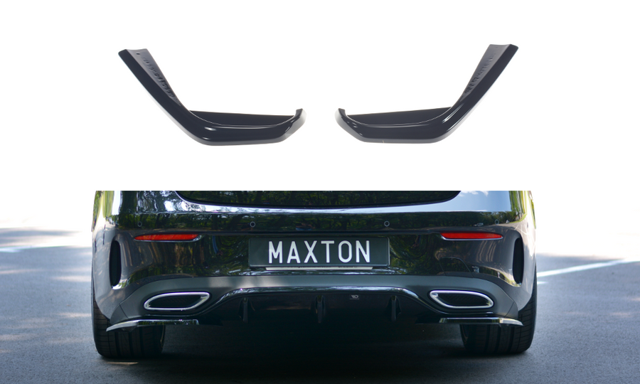 Maxton Design ME-E-213-AMGLINE-C-RSD1T Rear Side Splitters Mercedes Benz E-Class W213 AMG-Line Coupe (C238) | ML Performance UK Car Parts