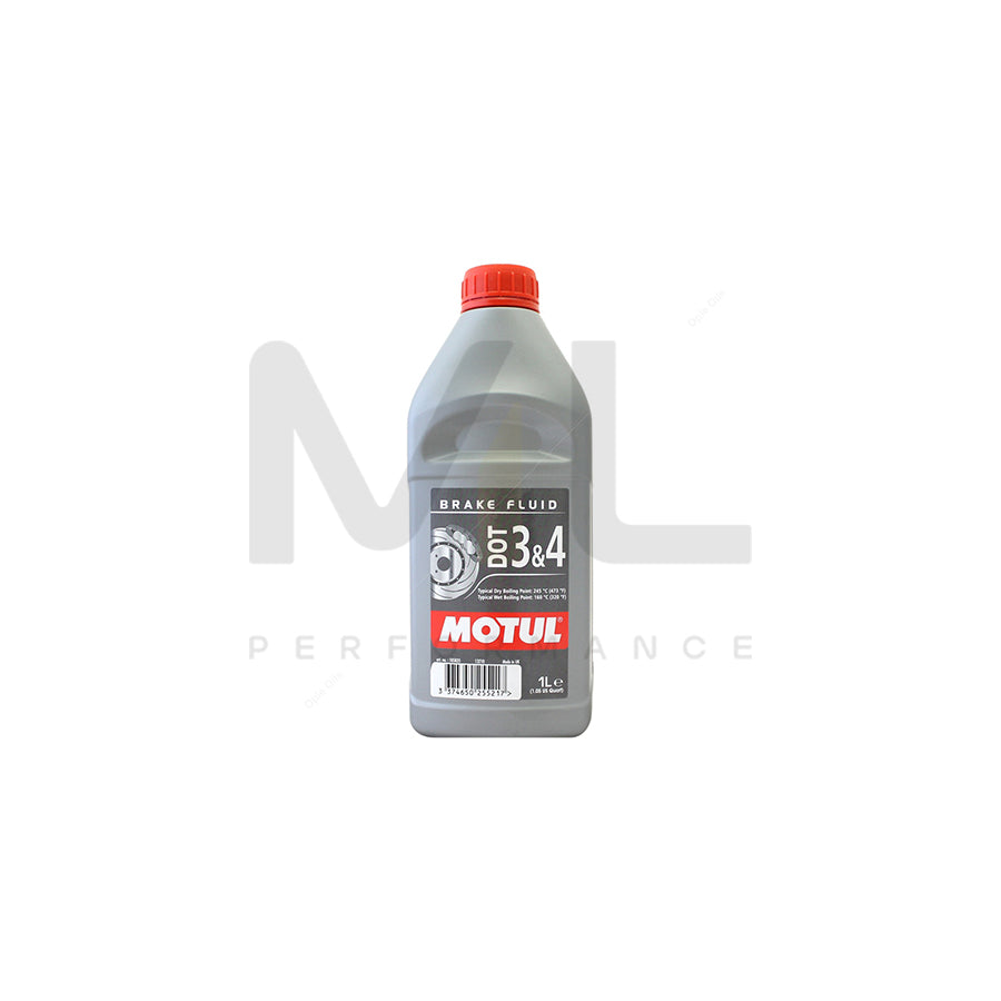 Motul DOT 3 & 4 Fully Synthetic Brake & Clutch Fluid 1l | Engine Oil | ML Car Parts UK | ML Performance