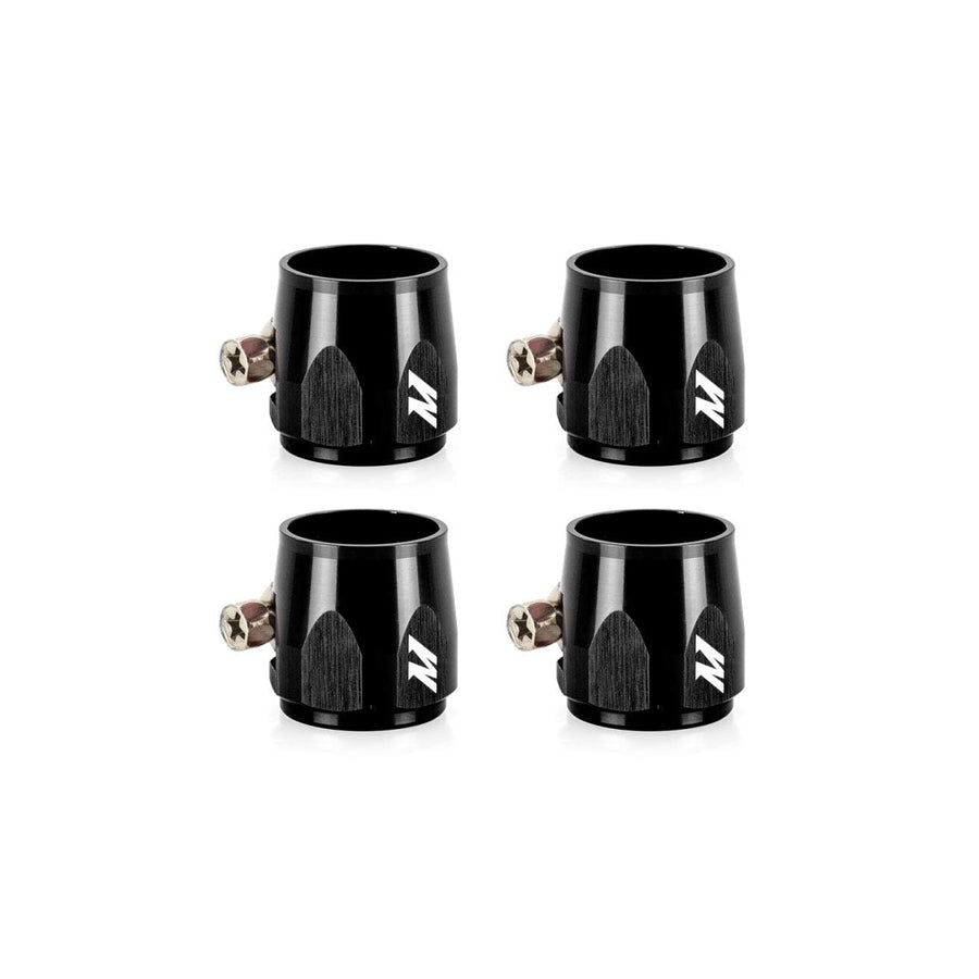 Mishimoto MMHXF-12-4-BK Aluminum -12AN Hex Finishers - Black