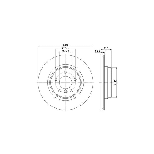 Hella 8ML 376 724-071 Intercooler