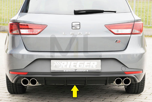 Rieger 00088139 SEAT 5F Leon FR Rear Diffuser 1 | ML Performance UK Car Parts