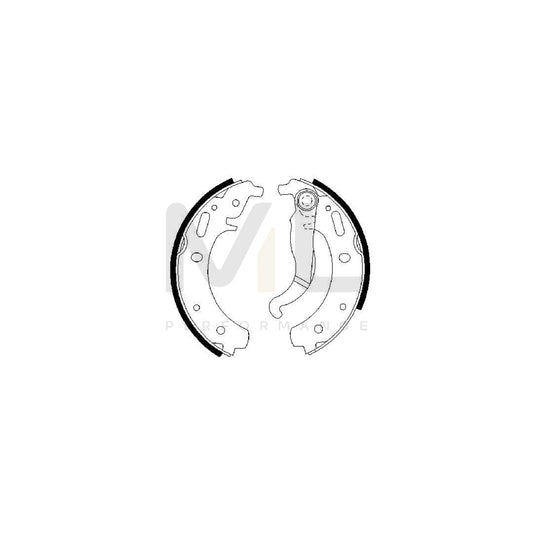 BOSCH 0 986 487 224 Brake Shoe Set | ML Performance Car Parts