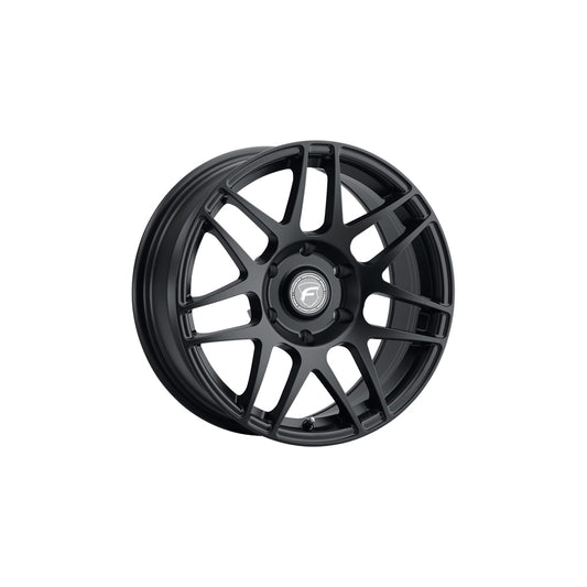 Forgestar F1727C097N12 17x5 F14 Drag Semi Concave 6x115 ET-12 BS2.5 Satin Black Drag Racing Wheel