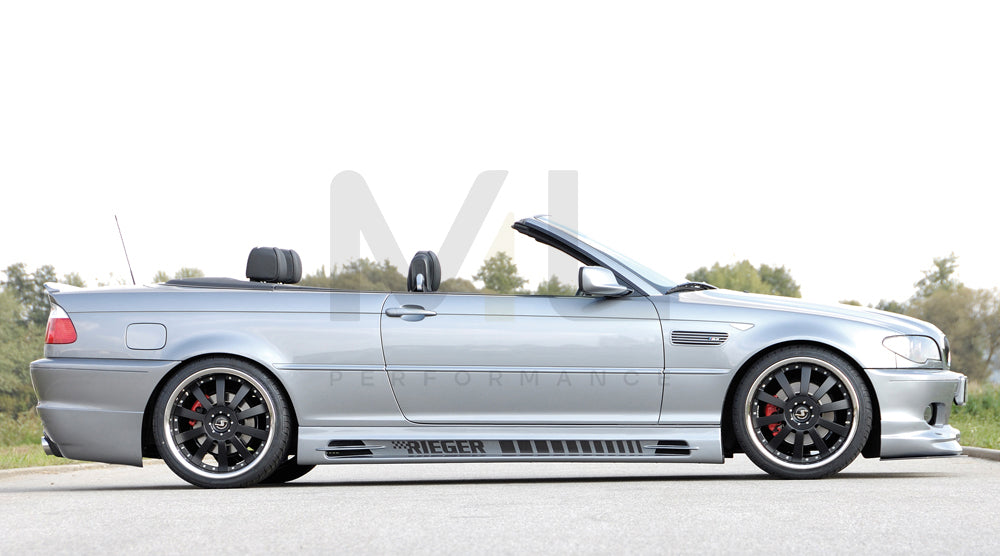 Rieger 00050228 BMW 3 Series E46 Side Skirt (Inc. M3) 2 | ML Performance UK Car Parts