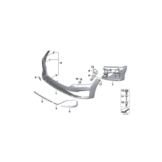 Genuine BMW 51119883277 G11 G12 Set Of Mounts, Front Pdc / Pma Sensor (Inc. 730dX, 745LeX & 730Li) | ML Performance UK