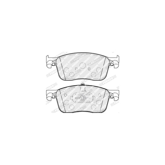 Ferodo Fvr5119 Brake Pad Set Not Prepared For Wear Indicator With Piston Clip Without Accessories