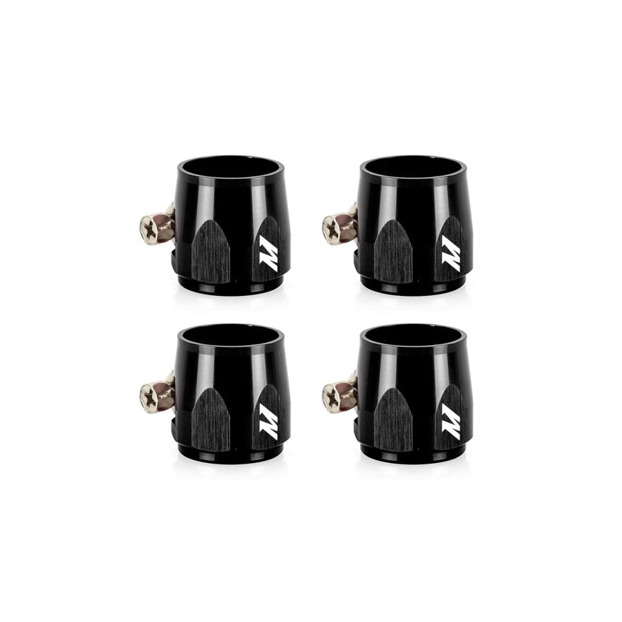 Mishimoto MMHXF-10-4-BK Aluminum -10AN Hex Finishers - Black