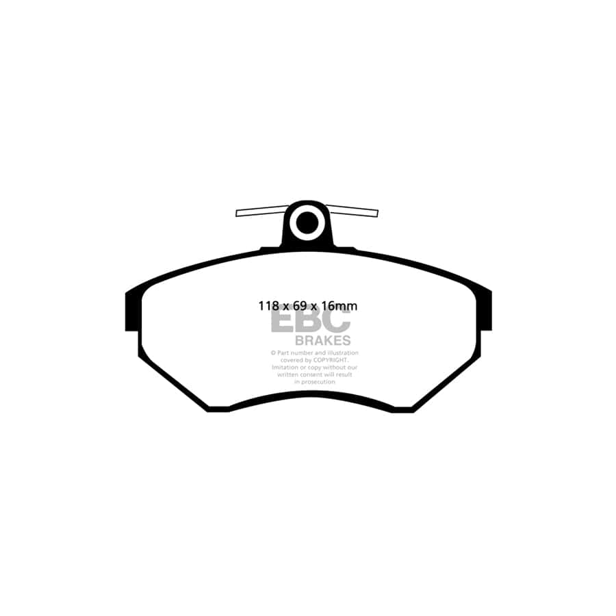 EBC PDKF2103 VW Mk3 Ultimax Front Brake Pad & Plain Disc Kit - Girling/TRW Caliper 2 | ML Performance UK Car Parts