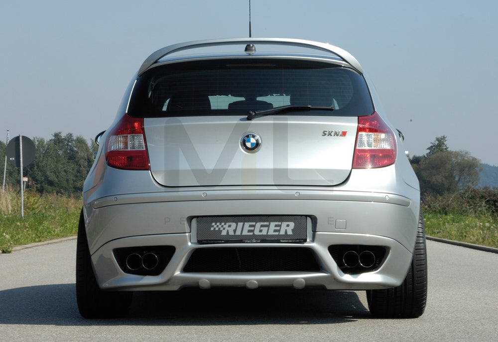 Rieger 00035019 BMW 1 Series E87 Rear Diffuser 2 | ML Performance UK Car Parts