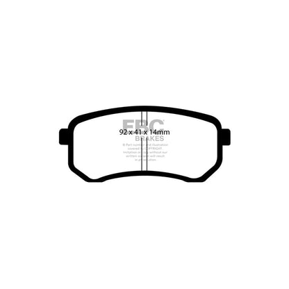 EBC PD40K902 Hyundai Kia Ultimax Pad & Plain Disc Kit (Inc. i-10 & Picanto) 3 | ML Performance UK Car Parts