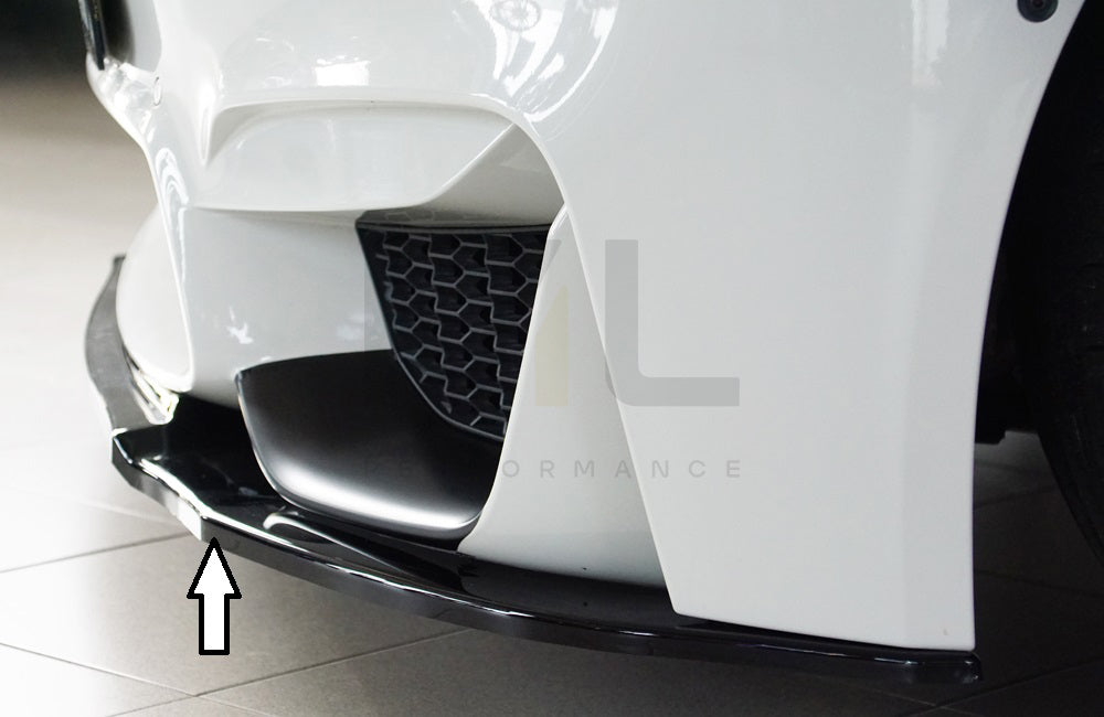 Rieger 00088125 BMW 4 Series F80 F82 F83 Front Splitter (M3 & M4) 8 | ML Performance UK Car Parts