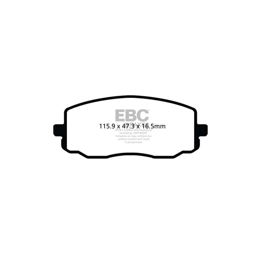 EBC PD40K902 Hyundai Kia Ultimax Pad & Plain Disc Kit (Inc. i-10 & Picanto) 2 | ML Performance UK Car Parts