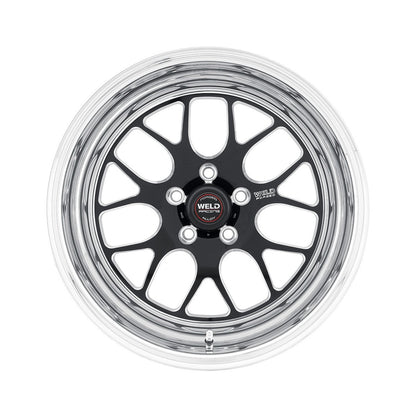 Weld 77MB8090B47A S77 Wheel 18x9 5x4.75 ET-8 BS4.7 Black Center - Polished Shell