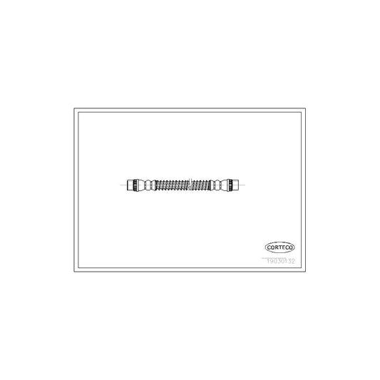 Corteco 19030132 Brake Hose For Citroën C5 | ML Performance UK
