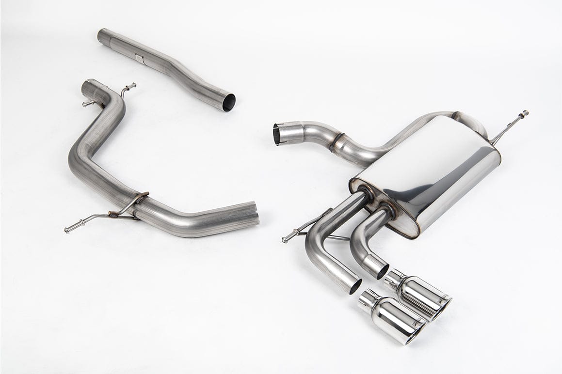 MillTek SSXVW295 Seat VW Cat-Back Exhaust (Inc. Leon & Golf)