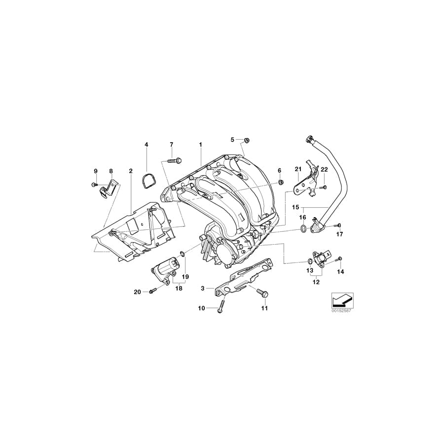 Genuine BMW 11617557022 E90 Bracket, Cable Harness (Inc. 320si) | ML Performance UK Car Parts