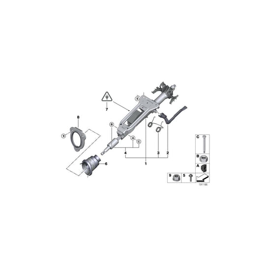 Genuine BMW 61130005197 E60 E90 Contact Bushing Mqs With Cable 0,2- 0,5 Qmm (Inc. 740dX, X4 28iX & M3) | ML Performance UK Car Parts