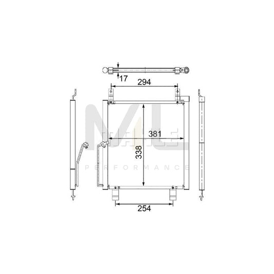 MAHLE ORIGINAL AC 482 000S Air conditioning condenser without dryer | ML Performance Car Parts