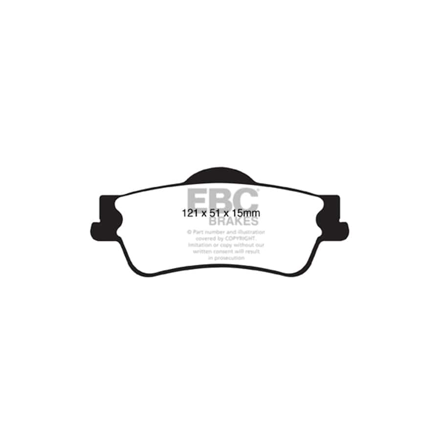 EBC PDKR222 Chevrolet Holden Ultimax Rear Brake Pad & Plain Disc Kit (Inc. Caprice, Lumina, Commodore) 2 | ML Performance UK Car Parts