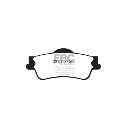 EBC PDKR222 Chevrolet Holden Ultimax Rear Brake Pad & Plain Disc Kit (Inc. Caprice, Lumina, Commodore) 2 | ML Performance UK Car Parts