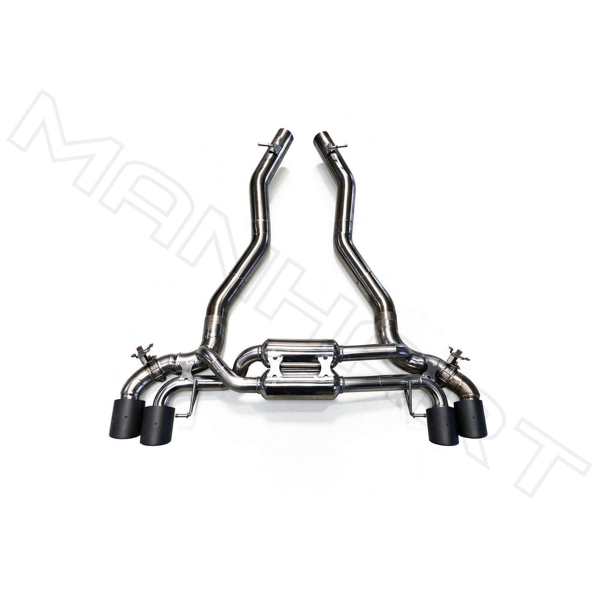 MANHART MH5F9011103_M5 SLIP-ON RACE EXHAUST FOR BMW F90 M5 (COMPETITION / CS) WITH VALVE CONTROL